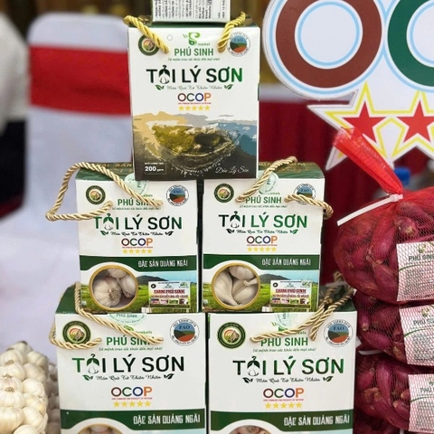 TỎI LÝ SƠN ( tỏi trắng nhiều nhánh) ( 1 kg )
