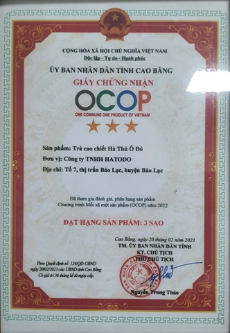 TRÀ CAO CHIẾT HÀ THỦ Ô ĐỎ HATODO (120g)
