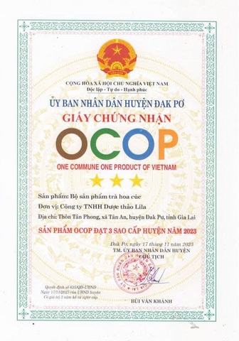 TRÀ HOA CÚC (Hộp thiếc 30g)