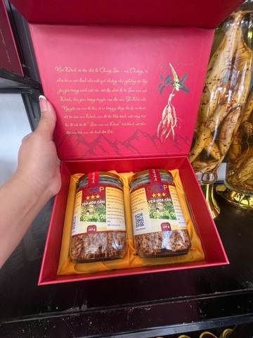 TRÀ HOA SÂM (Sâm nam núi dành - sét quà )