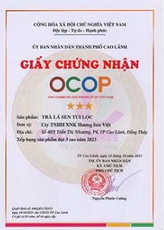 TRÀ LÁ SEN TÚI LỌC (50g)