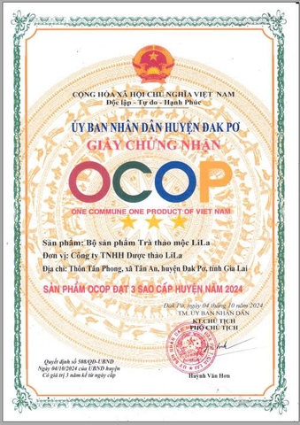 TRÀ THẢO MỘC LILA (Hộp giấy 8 gói)