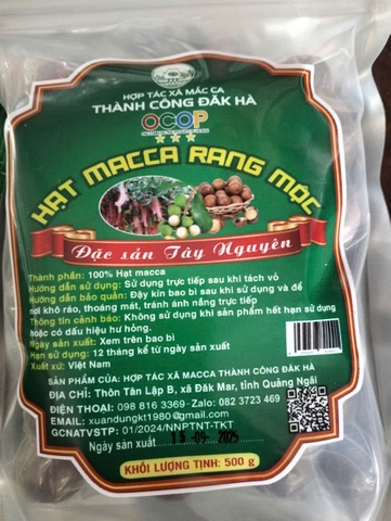 HẠT MẮC CA RANG MỘC (Túi 500g)
