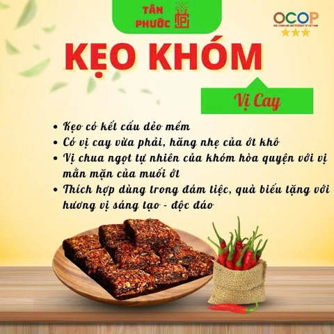 KẸO KHÓM VỊ CAY ( 400g )