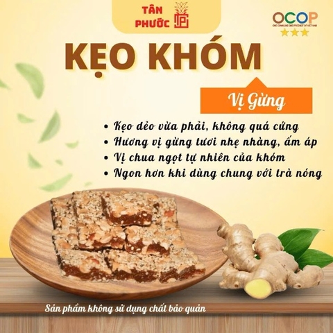 KẸO KHÓM VỊ GỪNG ( 450g )