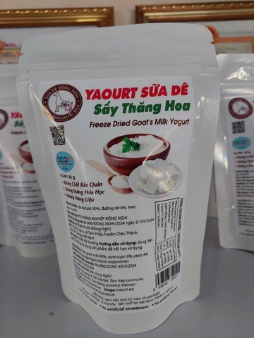 YAOURT SỮA DÊ SẤY THĂNG HOA - ĐÔNG NGHI (20g)