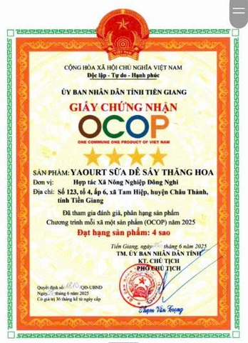 YAOURT SỮA DÊ SẤY THĂNG HOA - ĐÔNG NGHI (20g)