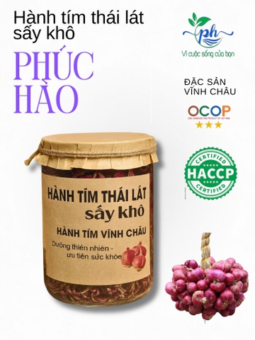 HÀNH TÍM THÁI LÁT SẤY KHÔ PHÚC HÀO (100g)