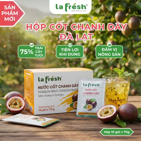 NƯỚC CỐT CHANH DÂY (10 gói x 70g)