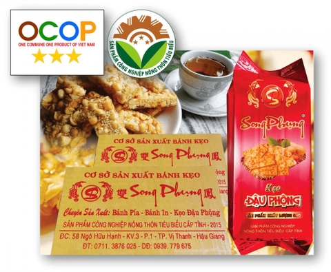 KẸO ĐẬU PHỘNG SONG PHỤNG (400g)