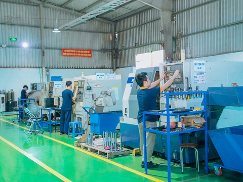 Khu vực tiện CNC