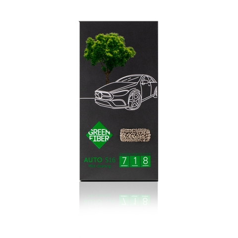 Khăn lau dọn ướt cho xe ô tô Green Fiber AUTO S16, màu xám