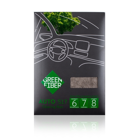 Fiber lau dọn Green Fiber AUTO S17, màu xám