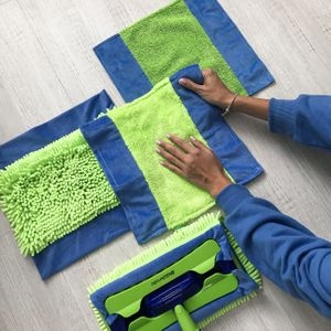 Cây lau nhà đa năng AQUAmatic MOP với hai bông lau dành cho vệ sinh nhà cửa