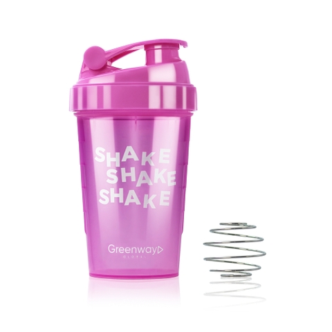 SHAKE shaker for easy mixing of cocktails, pink, 500 ml