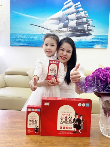 Chia sẻ của các mẹ khi cho con mình sử dụng hồng sâm Ba Con Gấu Hàn Quốc