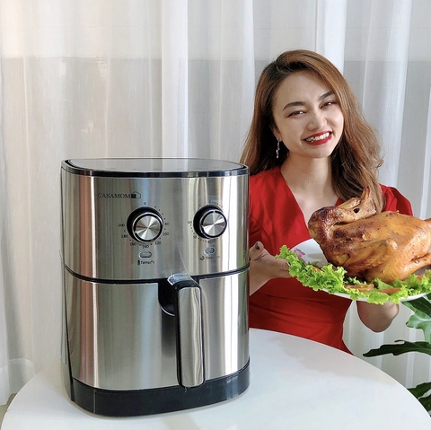 Nồi chiên không dầu Casamom CAA-206 Hàn Quốc - Màu Silver