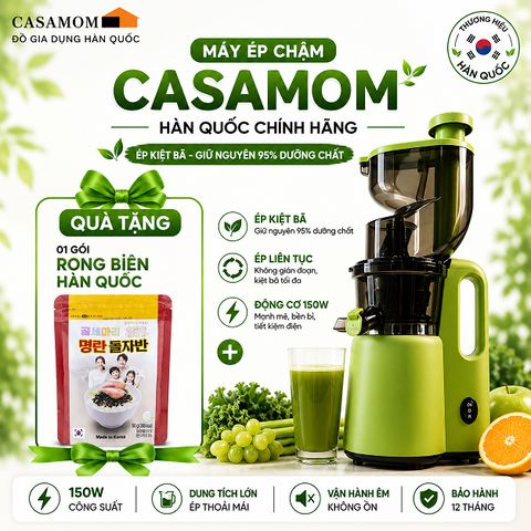 Máy ép chậm Casamom CAC-608 Hàn Quốc