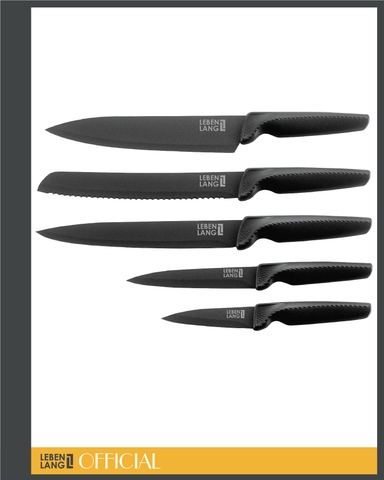 LBKK0607 Bộ dụng cụ, dao nhà bếp LEBENLANG 5 món