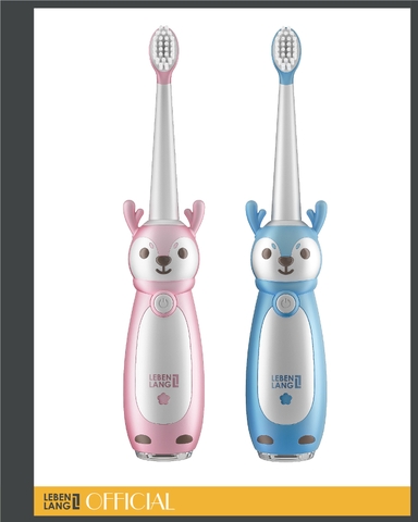 LBL3021-Bàn chải điện thông minh cho bé Lebenlang chống nước IPX7, 3 chế độ