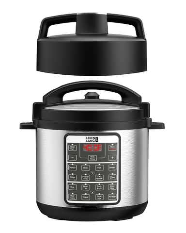 LBEE7308 - Nồi áp suất điện tử đa năng, kết hợp chiên không dầu LEBENLANG 1000W 6000ml