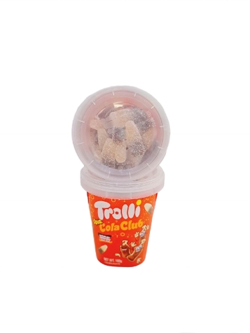 KẸO DẺO  TROLLI - HŨ 160g (Sour Cola club)