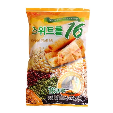 Bánh cuộn ngũ cốc 16 loại đậu Hàn Quốc 190g