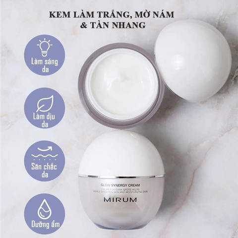 Kem Dưỡng Sáng Mờ Nám Tàn Nhang MIRUM GLOW SYNERGY CREAM