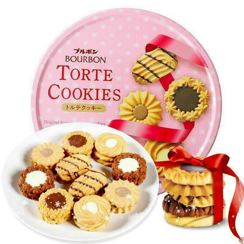 Bánh quy bơ Nhật butter cookies - Torte cookies Bourbon 300g