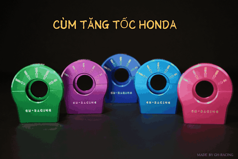 CÙM TĂNG TỐC CNC GH-RACING (TONE MÀU SÁNG)
