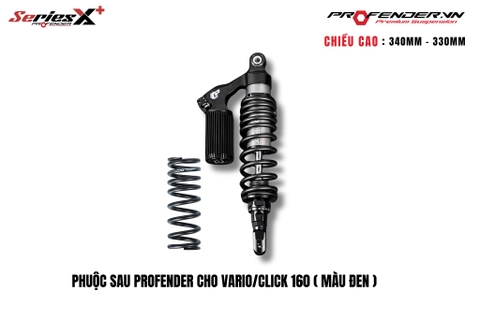 PHUỘC PROFENDER X SERIES PLUS - VARIO 160 340MM (MÀU ĐEN)
