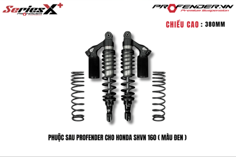 PHUỘC PROFENDER X SERIES PLUS - SH125/160 (MÀU ĐEN)