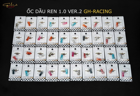 ỐC DẦU NHÔM CNC REN 1.0 VER.2 - GH-RACING