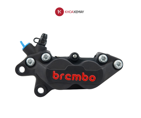 HEO THẮNG BREMBO 4 PISTON (Trái/Đen)