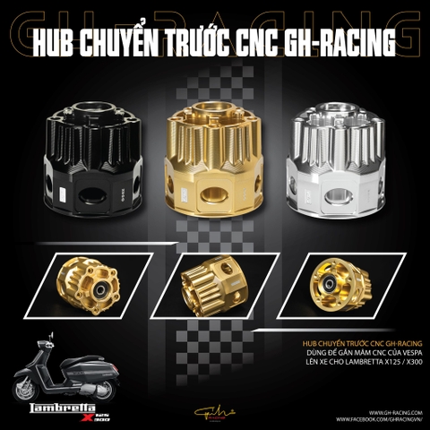HUB CHUYỂN MÂM TRƯỚC GH RACING - LAMBRETTA
