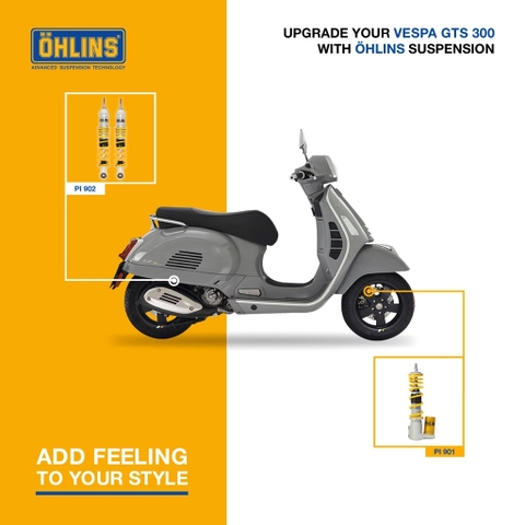 PHUỘC TRƯỚC OHLINS VESPA GTS 150/300 - PI901