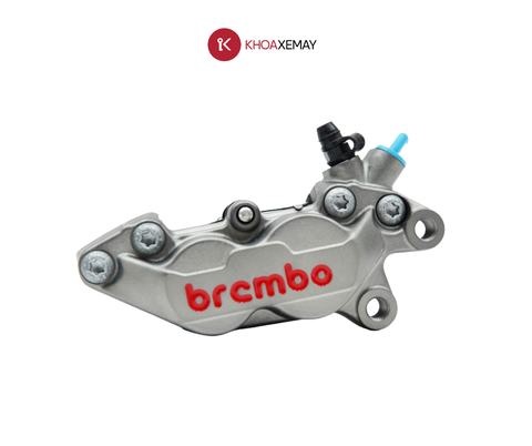 HEO THẮNG BREMBO 4 PISTON (Phải/Xám)