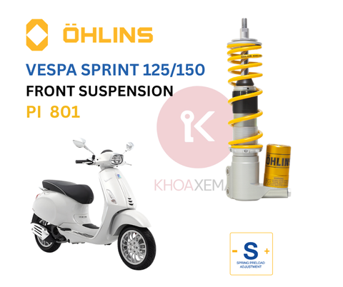 PHUỘC TRƯỚC OHLINS PI801 - VESPA SPRINT 125/150