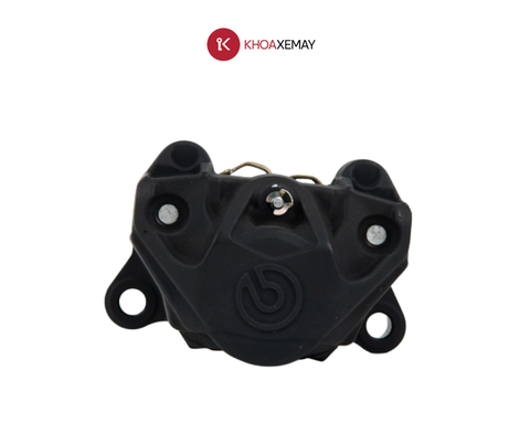 HEO THẮNG BREMBO 2 PISTON ĐEN (LOGO ĐỎ)