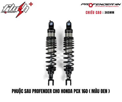 PHUỘC PROFENDER FLASH SERIES PLUS - PCX 160 365MM (MÀU ĐEN)