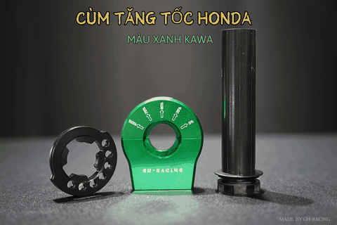 CÙM TĂNG TỐC CNC GH-RACING (TONE MÀU SÁNG)