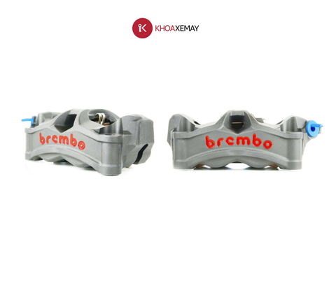 HEO THẮNG BREMBO 4 PISTON STYLEMA - XÁM