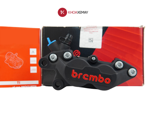HEO THẮNG BREMBO 4 PISTON (Trái/Đen)