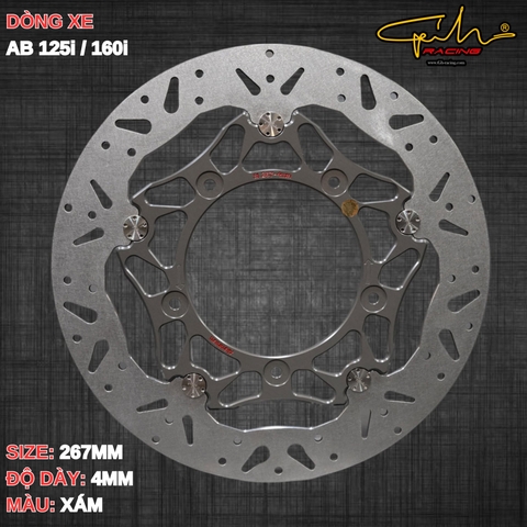 ĐĨA THẮNG RACE GH-RACING DÀNH CHO AB150 - SIZE 267MM
