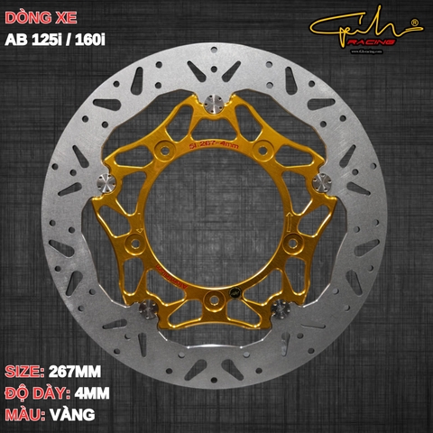 ĐĨA THẮNG RACE GH-RACING DÀNH CHO AB150 - SIZE 267MM