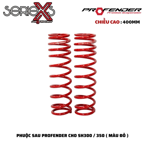 PHUỘC PROFENDER X SERIES - SH350/300 - FORZA350/300 400mm (MÀU ĐỎ)