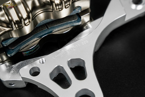 PAT TRƯỚC M50 SIZE 220MM LAMBRETTA X125X300 CNC - GH RACING