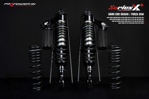 PHUỘC PROFENDER X SERIES PLUS - HONDA SH 350/FROZA 350 (ĐEN)