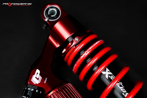 PHUỘC PROFENDER X SERIES PLUS – AB125/160 (MÀU ĐỎ)