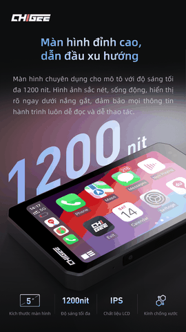 MÀN HÌNH DẪN ĐƯỜNG CHIGEE AIO-5 EVO